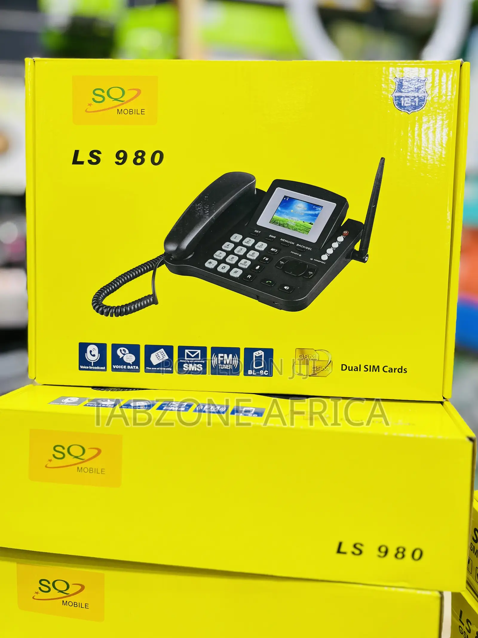 SQ Mobile LS980 Dual SIM GSM Fixed Wireless Desktop Phone