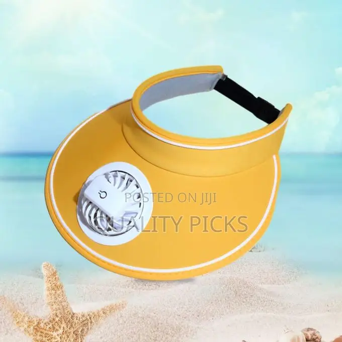 Summer 360 Degree Fan Rotating Sun Visor Hat With Fan