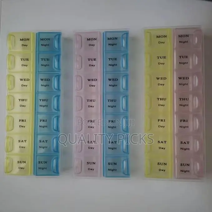 7 Day AM PM Weekly Pill Organizer