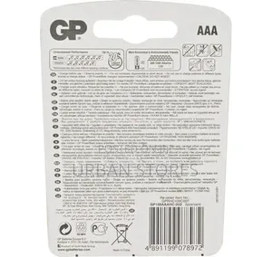 Gp Aaa Rechargeable Batteries 1.2V