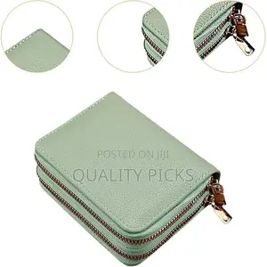 Genuine LeatherWallet RFID Blocking Mini Pocket Purse