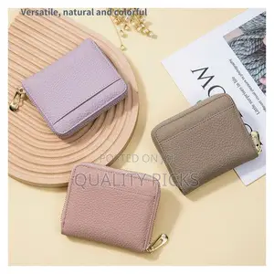 Genuine LeatherWallet RFID Blocking Mini Pocket Purse