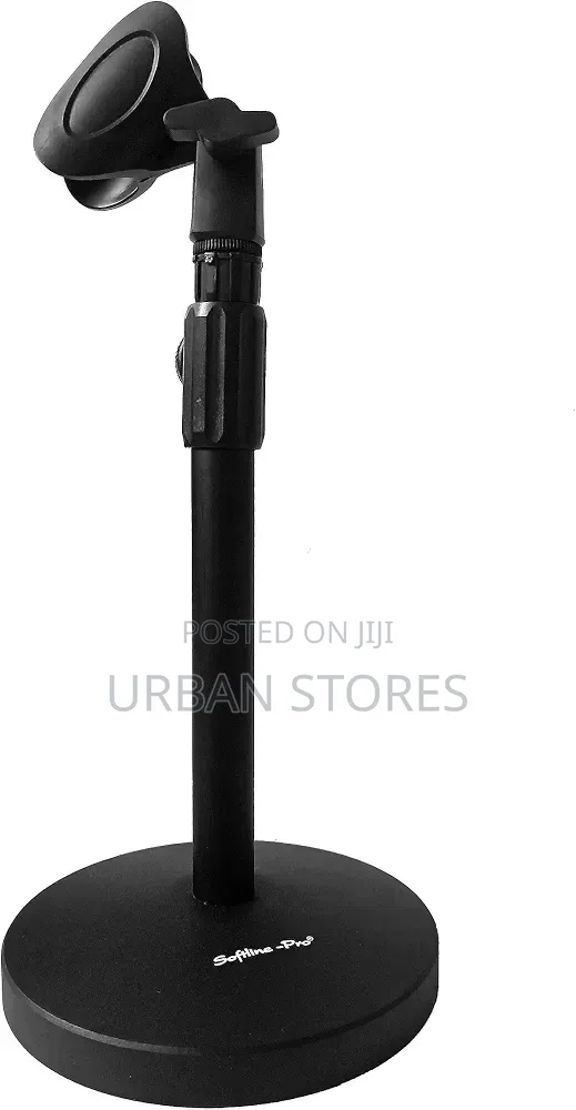 Professional Microphone Table Stand With Heavy Round Base