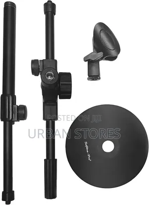 Professional Microphone Table Stand With Heavy Round Base