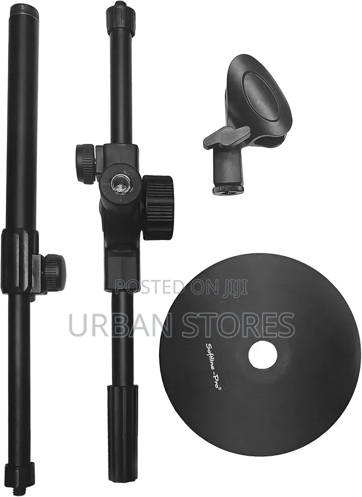 Professional Microphone Table Stand With Heavy Round Base