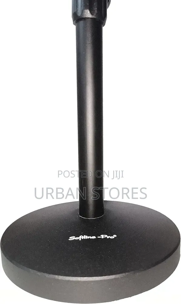 Professional Microphone Table Stand With Heavy Round Base