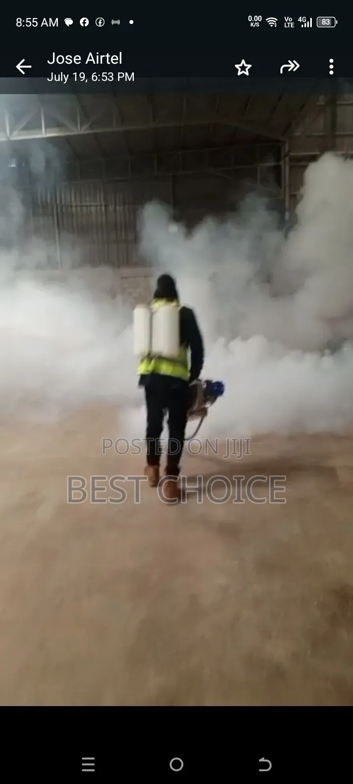 Fumigation/Pests Control Deep Action for Total Protection.