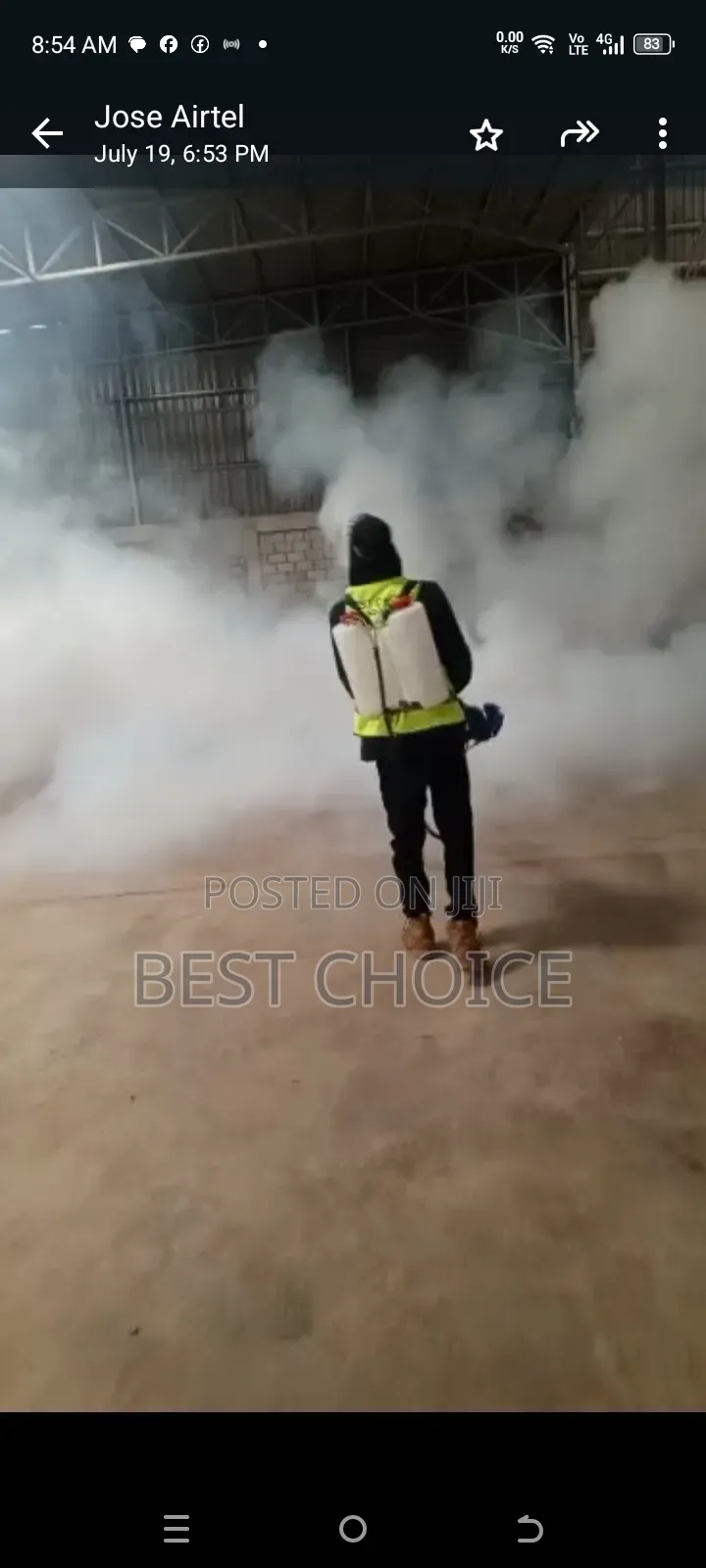 Fumigation/Pests Control Deep Action for Total Protection.
