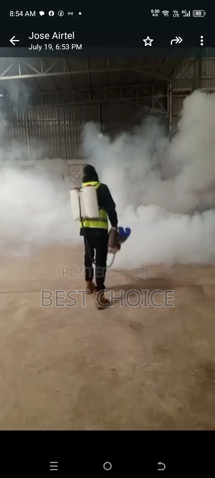 Fumigation/Pests Control Deep Action for Total Protection.
