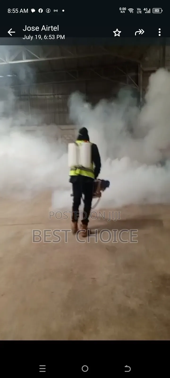 Fumigation/Pests Control Deep Action for Total Protection.