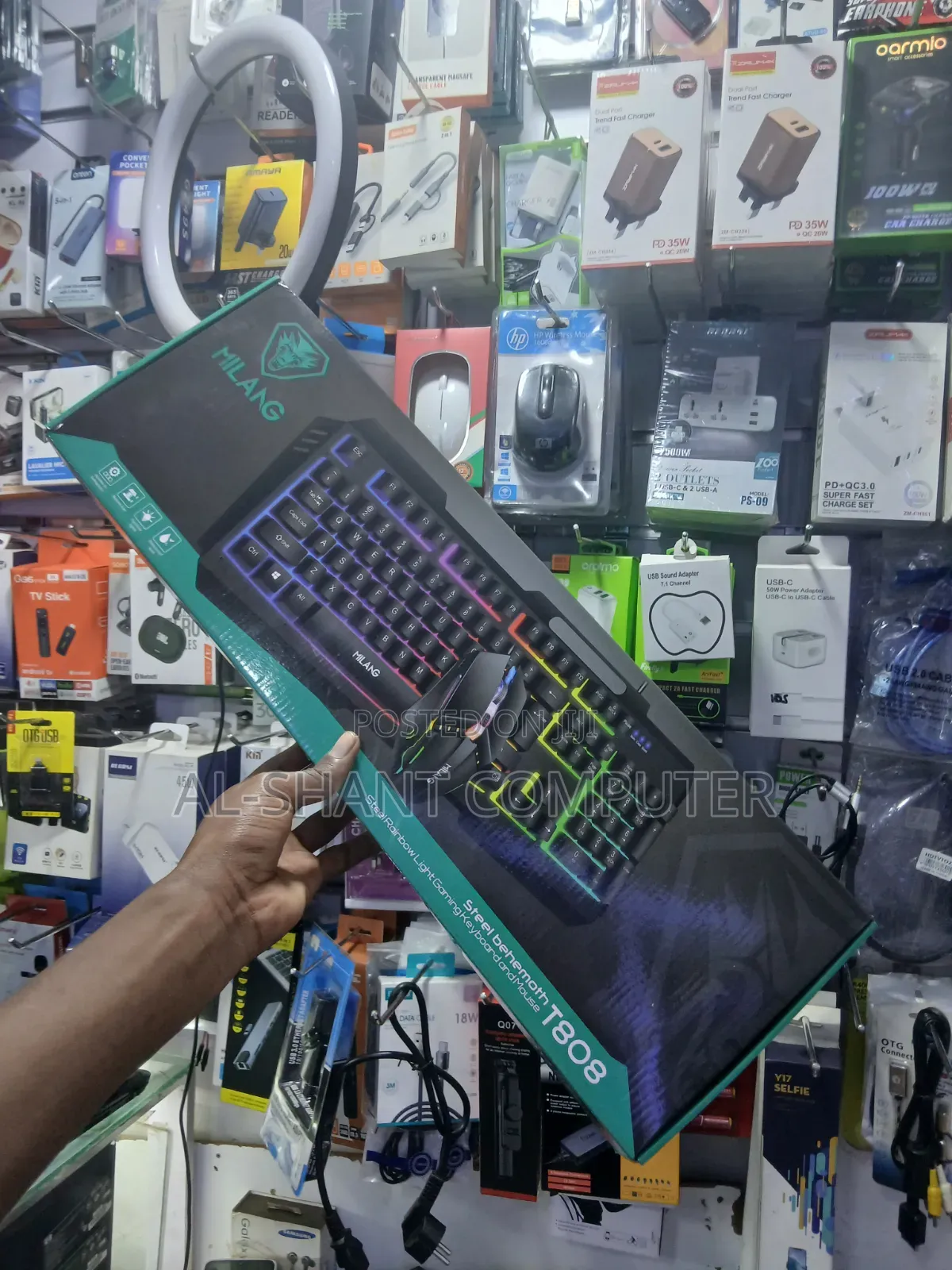 Milang Gaming Keyboard and Mouse/Back Light Keyboard and Mouse Kit