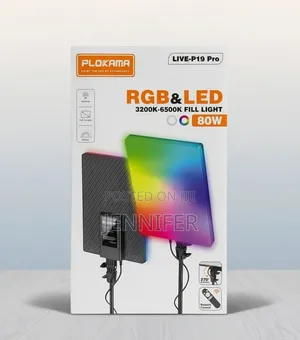 Plokama Live-P19 Pro Is an 80W RGB LED Panel Fill Light