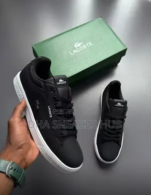 Lacoste Black Simple Sneakers