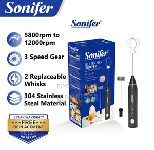 Sonifer Electric Milk Frother, Model SF-8154.