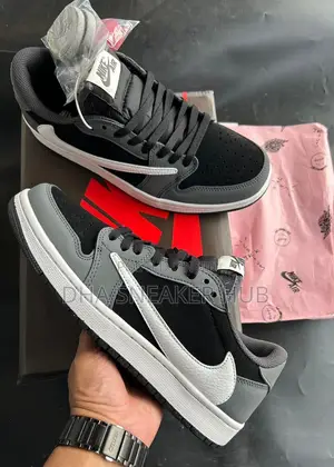 Air Jordan 1 Low Grey Premium Sneakers