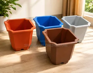Minamive Plastic Flower Pots Plastic Flower Pots