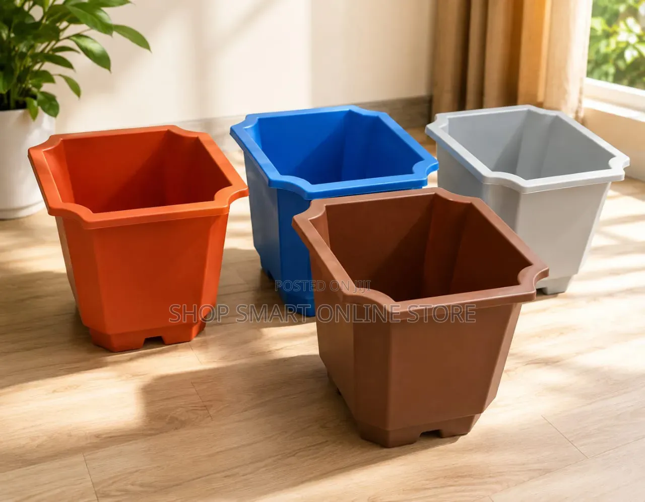 Minamive Plastic Flower Pots Plastic Flower Pots
