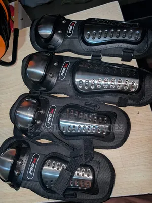 Elbow Guard and Knee Guard (Metallic