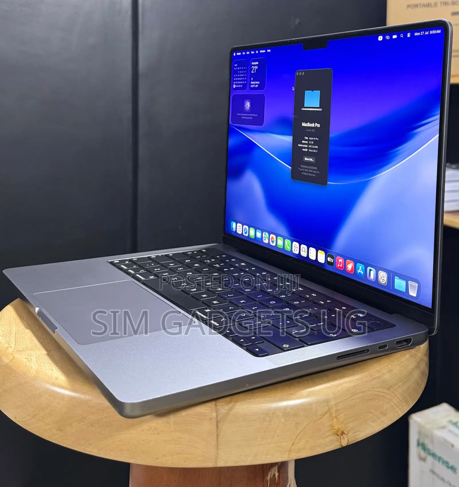 Laptop Apple MacBook Pro 2021 M1 32GB SSD 1T