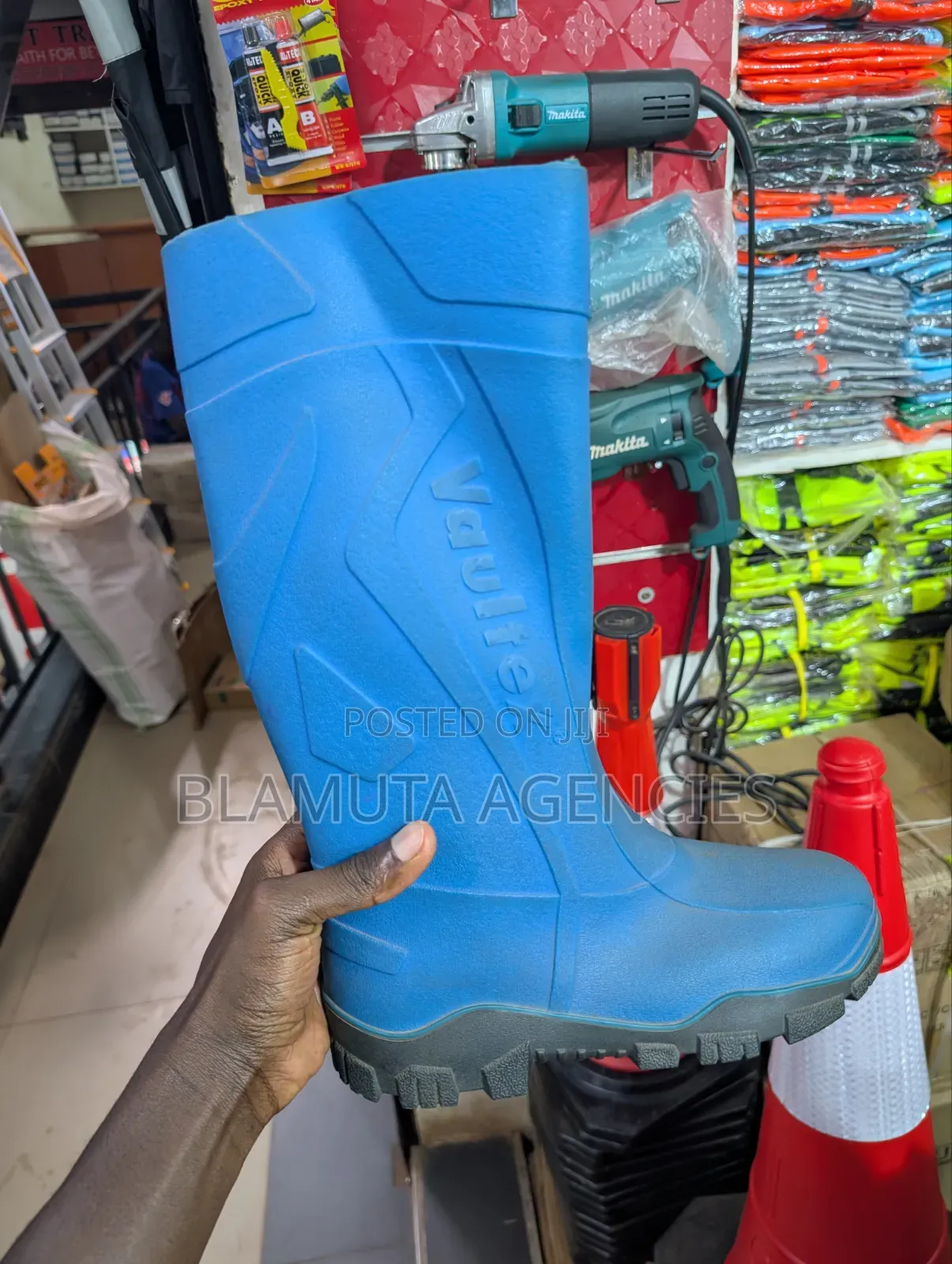 Safety Heavy Duty Gumboots Blue