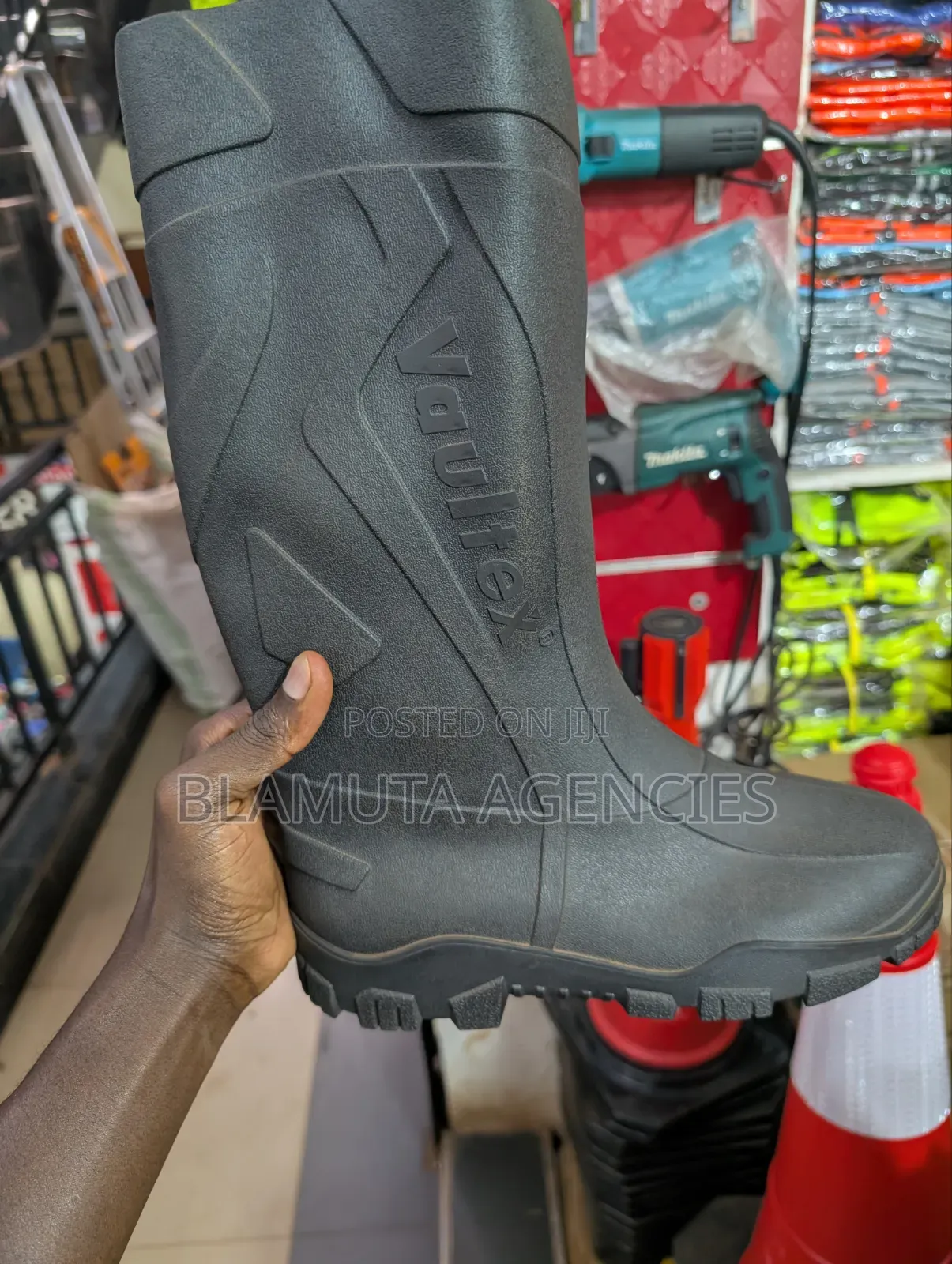 Vaultex Safety Gumboots Black