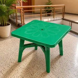 Green Dining Plastic Table Plastic Table 90cm*90cm