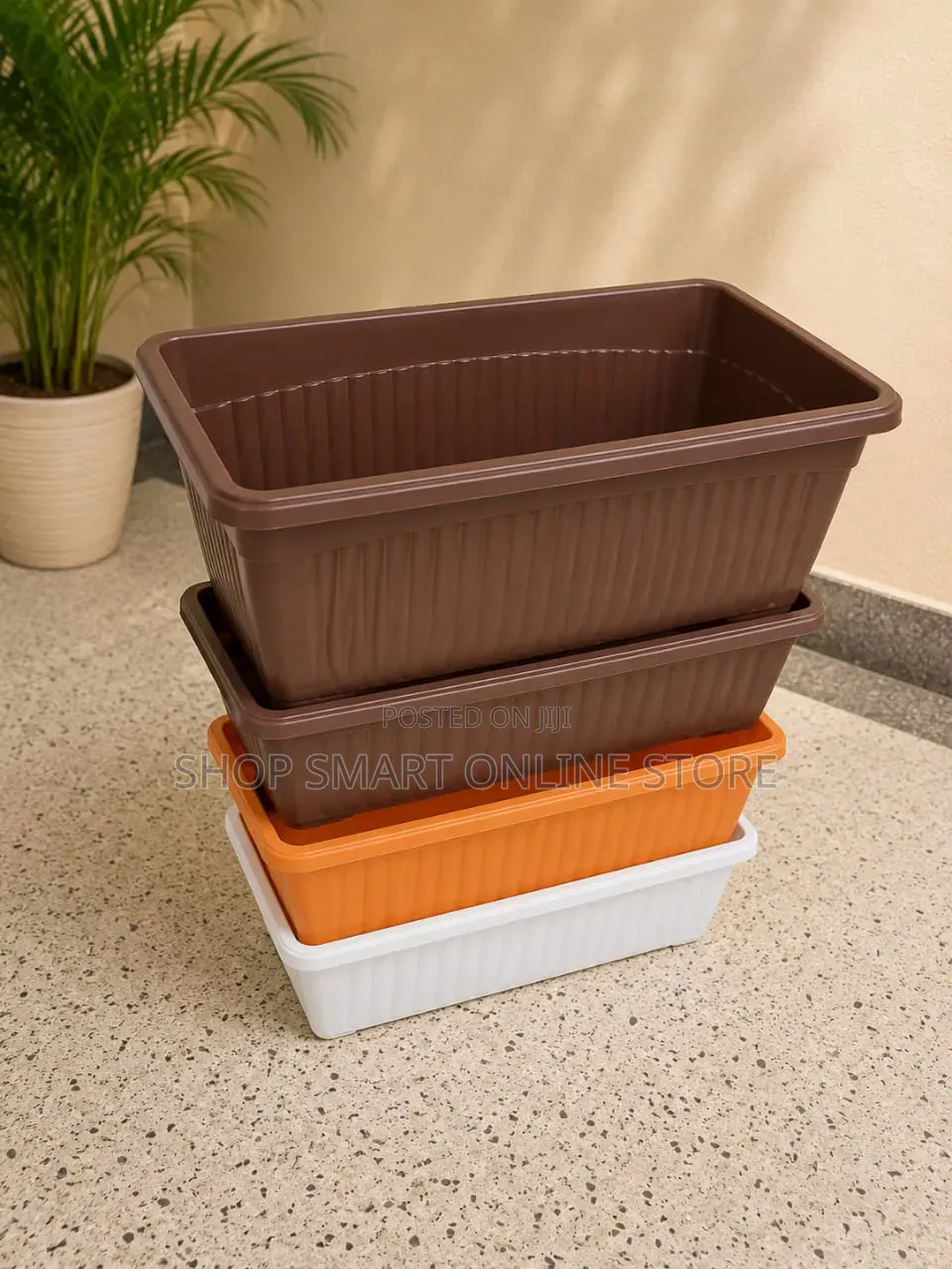 1Pcs Plastic Flower Pots Plastic Flower Pots