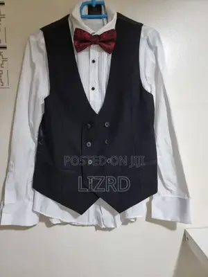 Turkish Men's Suit Set (Jacket 44 / Pants 30)+Extra White Shirt-Size