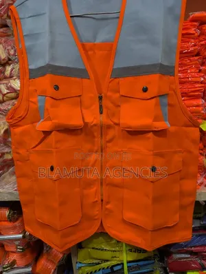 Reflector Jackets Orange and Grey Heavy Duty