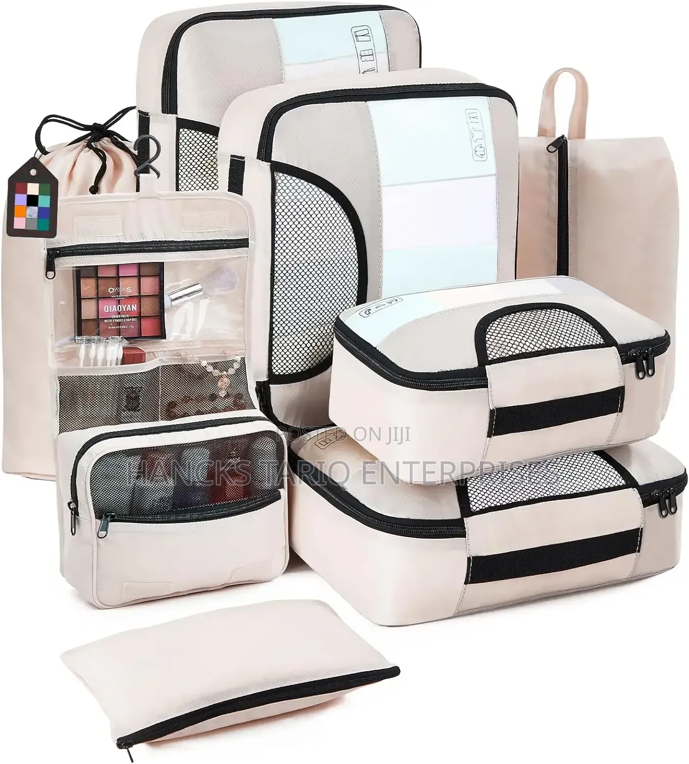 Multi-Piece Travel Packing Cube Set.