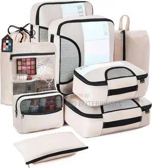 Multi-Piece Travel Packing Cube Set.