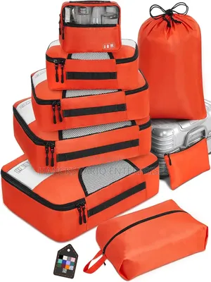 Multi-Piece Travel Packing Cube Set.