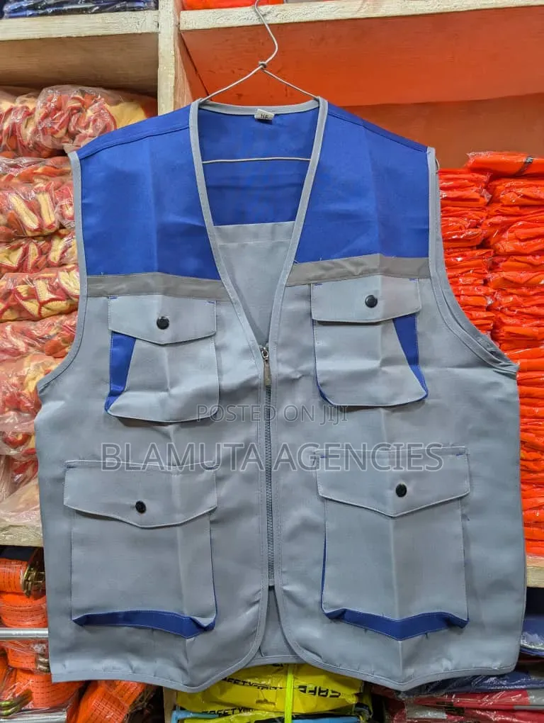Reflective Jackets Blue and Grey