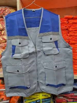 Reflector Jackets Double Color Blue and Grey