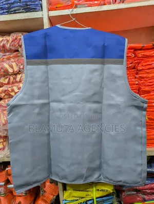 Reflector Jackets Double Color Blue and Grey
