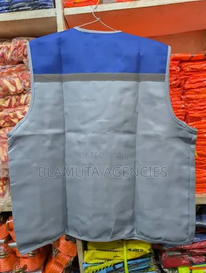 Reflector Jackets Double Color Blue and Grey