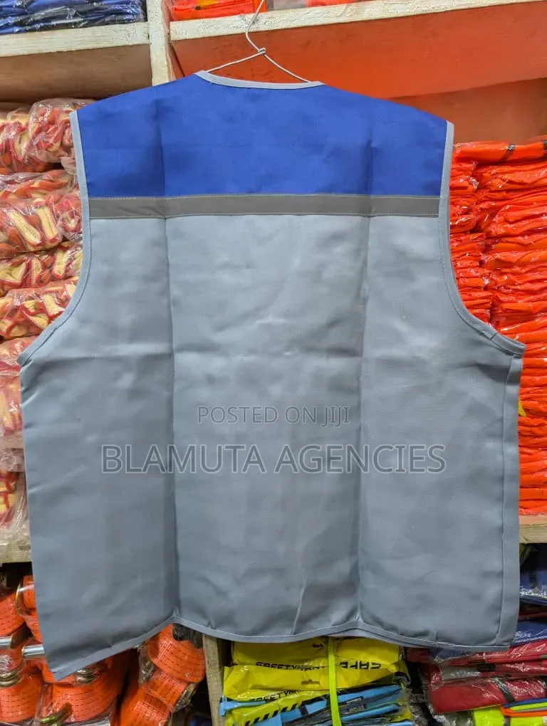 Reflector Jackets Double Color Blue and Grey