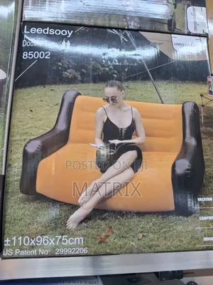 Inflatable Leisure Chair With Wide, Ergonomic Armrests