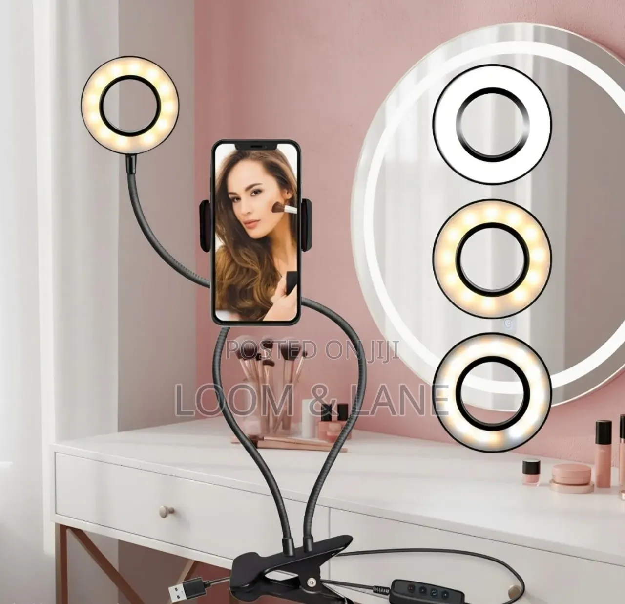Professional Live Stream Ring Light Kit