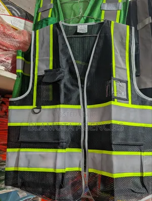 Reflective Jacket Black Striped