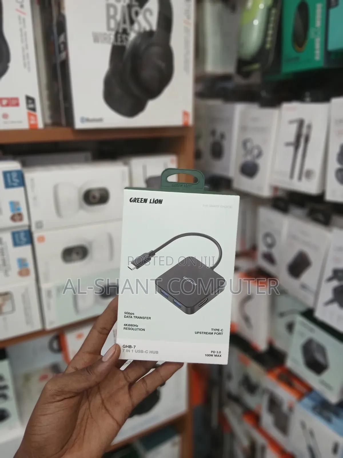 Green Lion 7 in 1 USB-c Hub With Hdmi Port