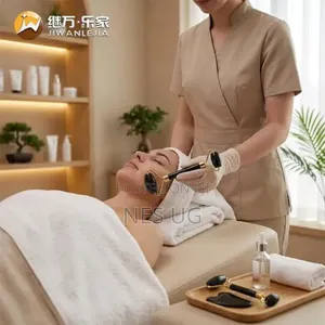 Gua Sha Jade Roller Sets Home Spa Stone Facial Massager for Anti Age