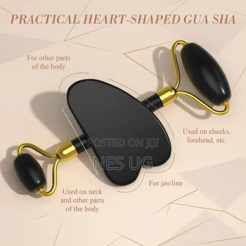 Gua Sha Jade Roller Sets Home Spa Stone Facial Massager for Anti Age