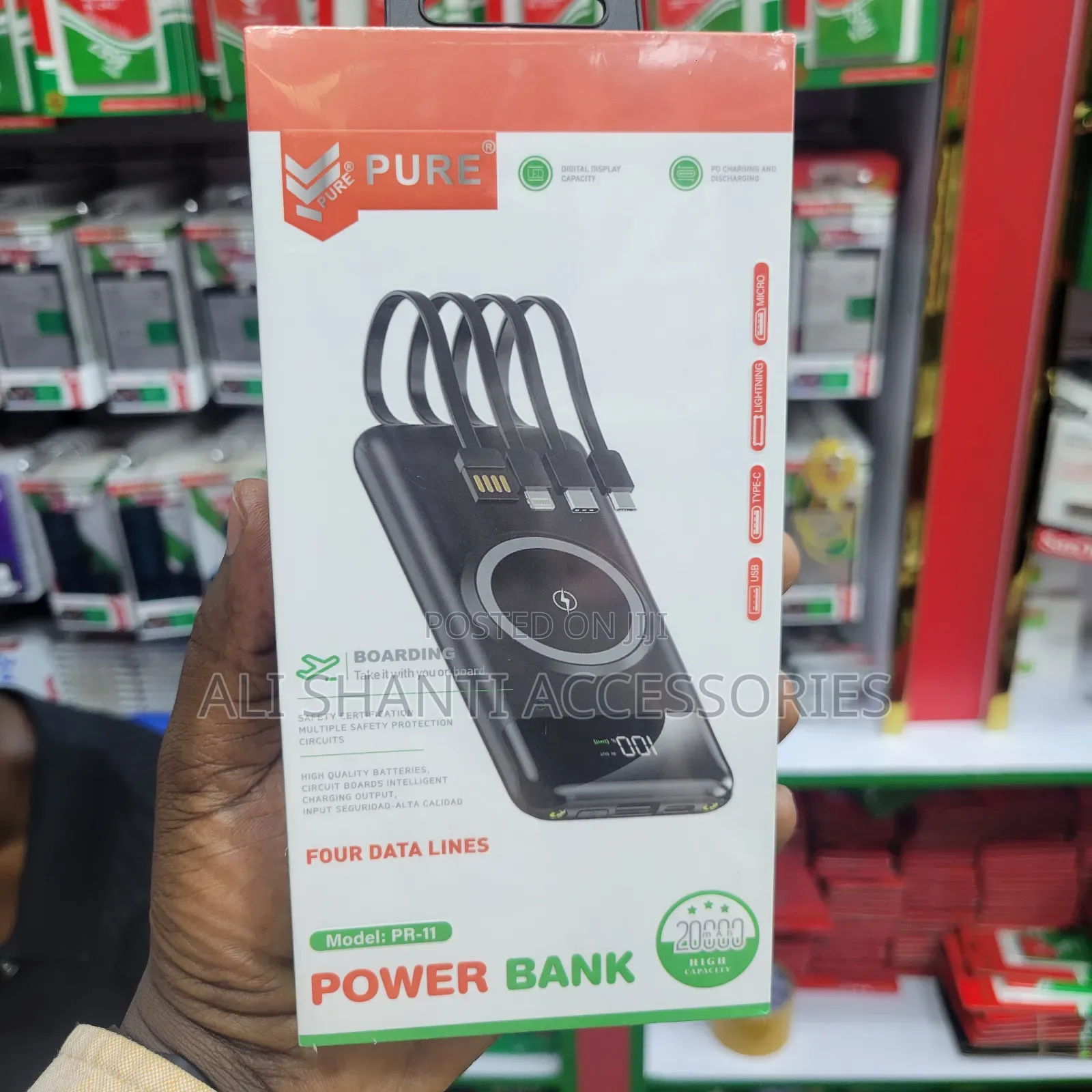 Pure 20000mah Slim Wireless Power Bank