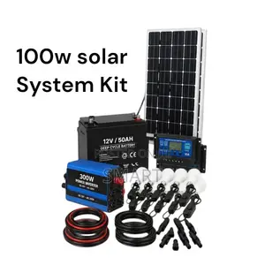 High-Efficiency 100W Solar Kit – Save on Electricity Bills