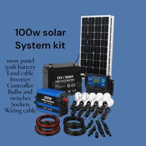 High-Efficiency 100W Solar Kit – Save on Electricity Bills