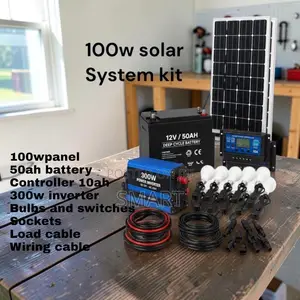 100W Solar Backup System – Keep Your Home Powered