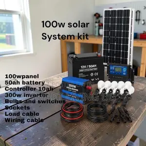 100W Solar Backup System – Keep Your Home Powered