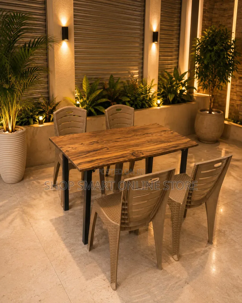Restaurant Dining Table and Chairs