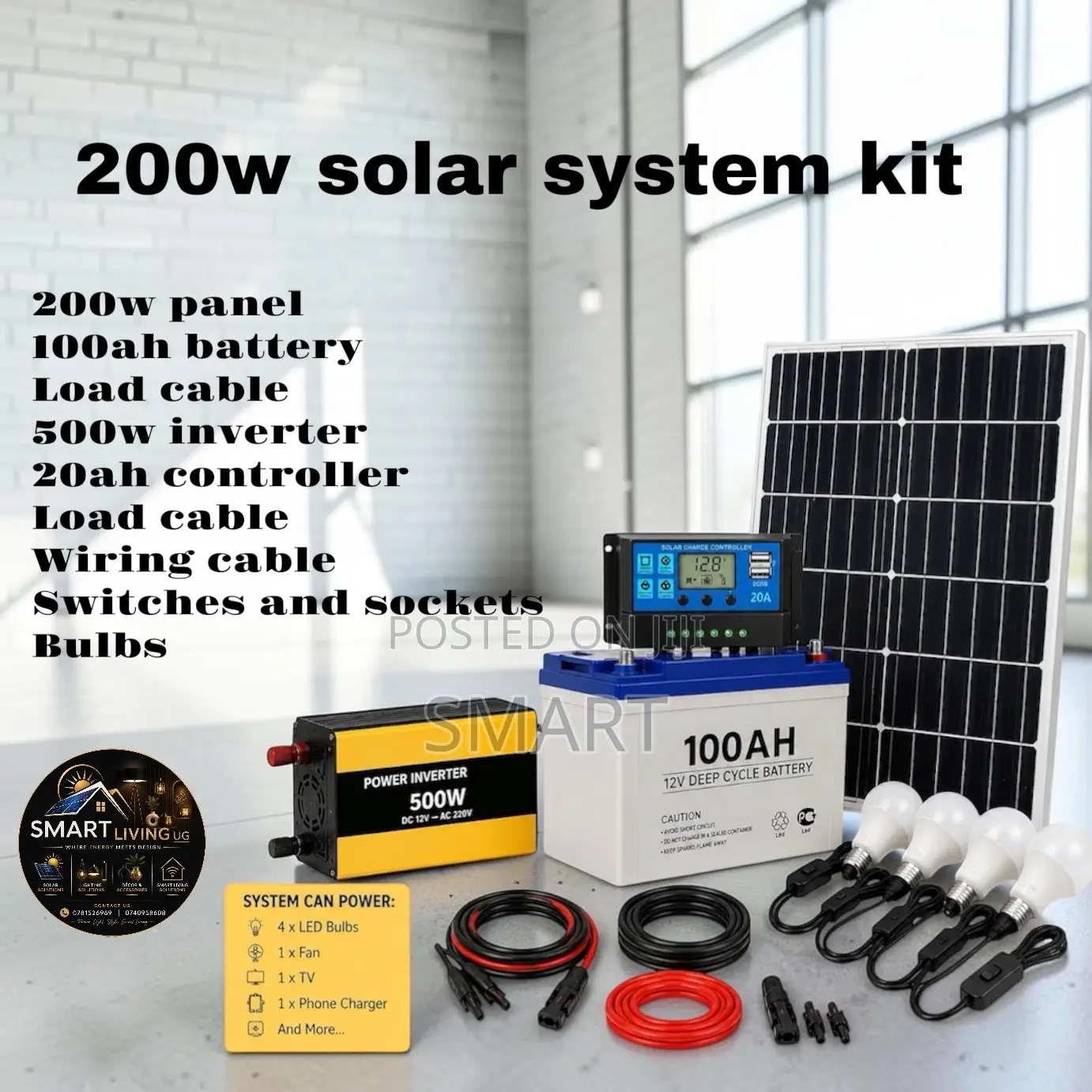 200W Premium Solar System Package – Durable Efficient